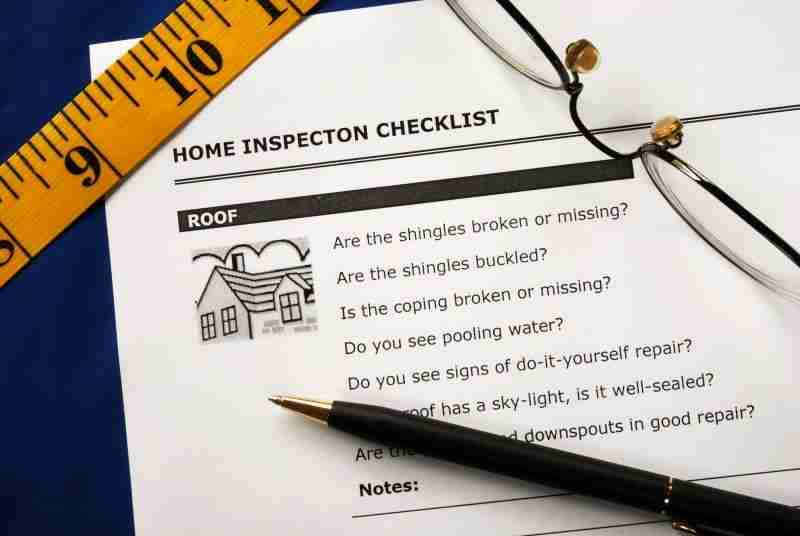 Home inspection checklist